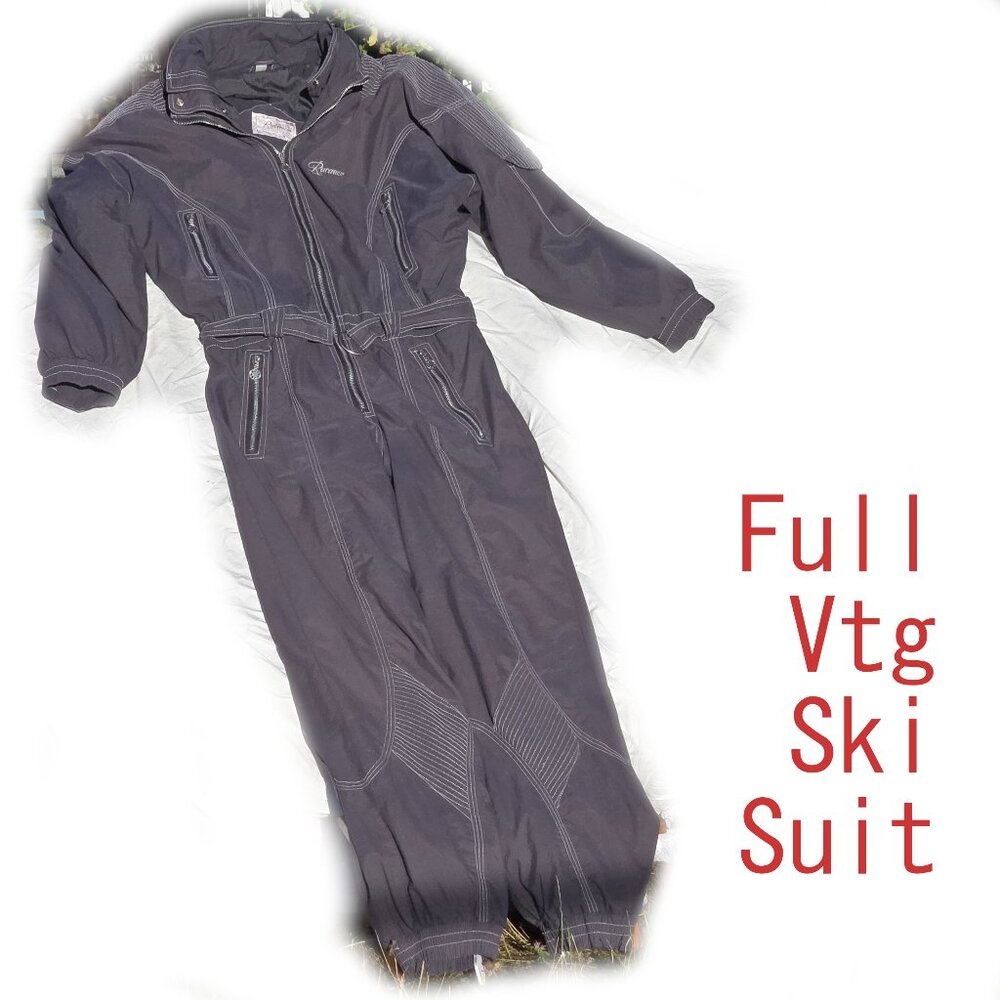SOLD - Rucanor Ski Suit Snowsuit Vintage 90s Snowboard Full JumpSuit Womens Med